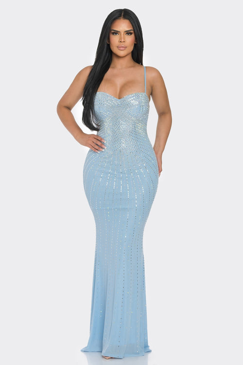 Queen Avery Dress | Blue