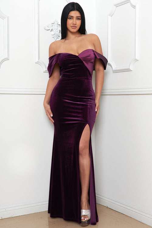 Queen Tatiana Dress (Purple)