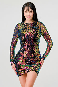 Party Crasher Dress | Black/Multi