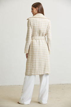 London Chic Coat (Nude/Ivory)