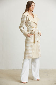 London Chic Coat (Nude/Ivory)