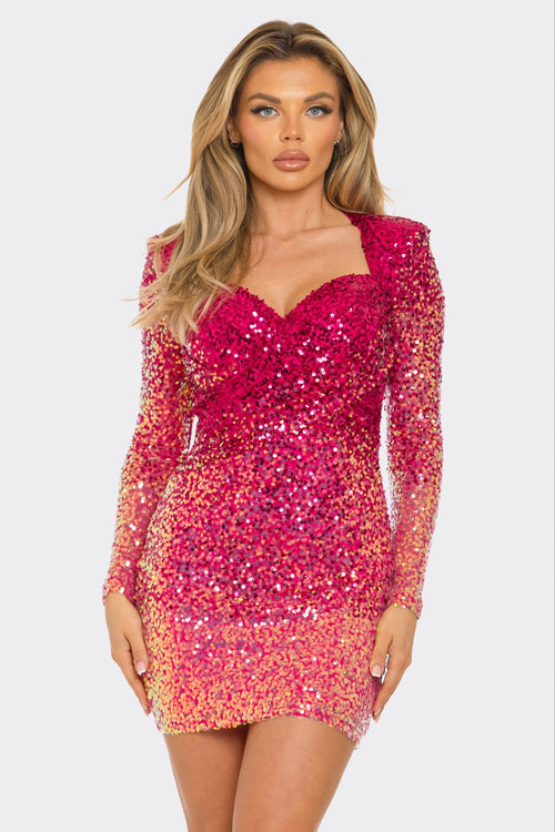 Party Starter Dress | Fuchsia (FINAL SALE) The Edge Party Starter Dress | Fuchsia (FINAL SALE) The Edge