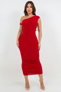 Cocktail Hour Dress | Deep Red