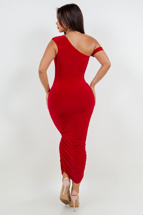 Cocktail Hour Dress | Deep Red