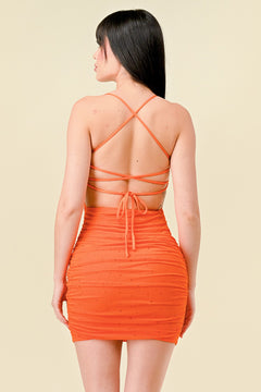 Dazzle Me Dress | Orange (Final Sale)