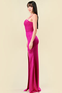 The Rebecca Dress | Fuchsia