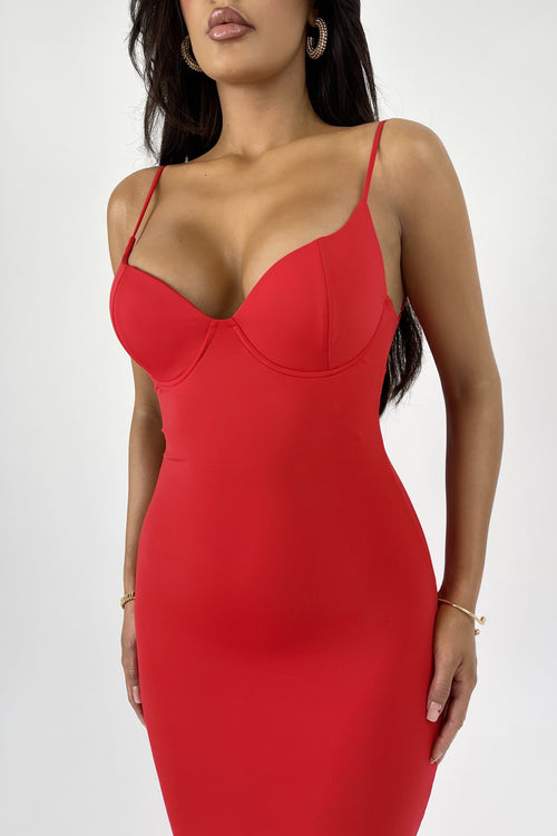 The Fina Dress | Red