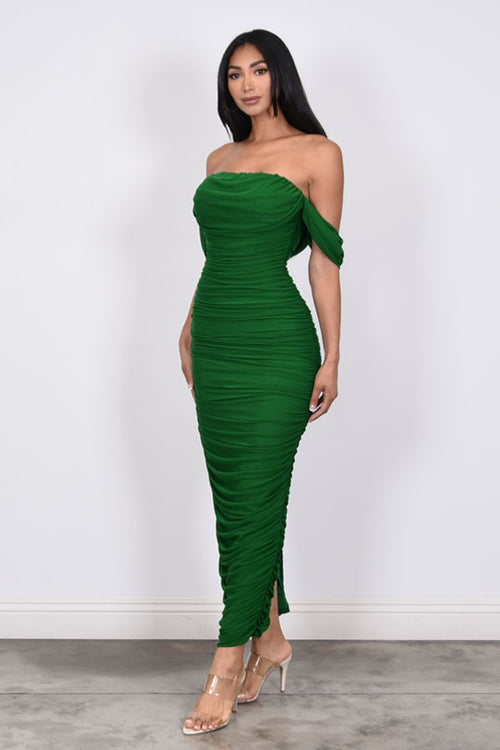 Hugs & Kisses Dress | Forest Green