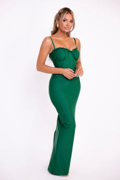 The Ledia Dress | Green