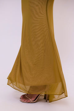 The Zenita Dress | Dark Mustard