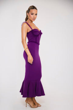 The Kathrine Dress | Purple