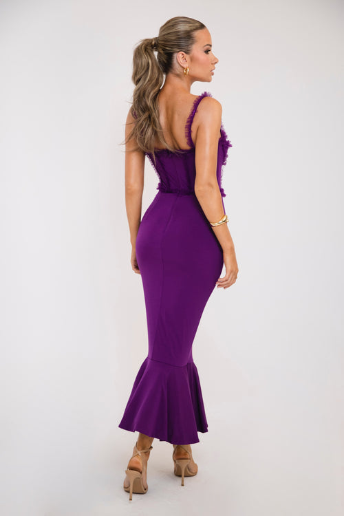 The Kathrine Dress | Purple