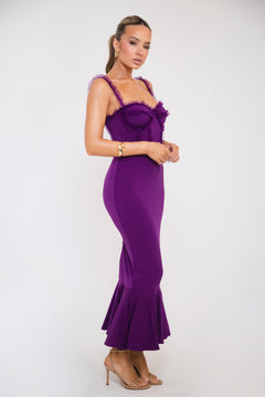 The Kathrine Dress | Purple