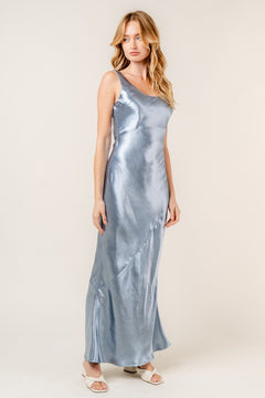 The Skye Dress | Gray Blue