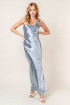 The Skye Dress | Gray Blue