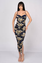 Romance Is In the Air Dress | Navy/Floral