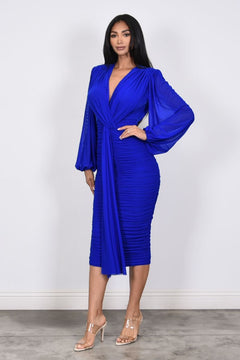 Now & Then Dress | Royal Blue