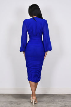 Now & Then Dress | Royal Blue