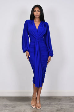 Now & Then Dress | Royal Blue