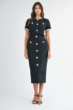 Roman Holiday Dress | Black