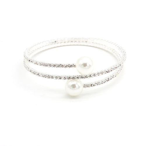 Spiral Pearl Bracelet