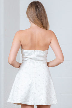 The Grace Mini Dress & Jacket Set | Ivory