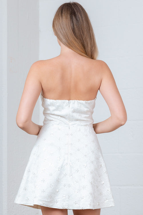 The Grace Mini Dress & Jacket Set | Ivory