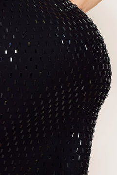 Hollywood Starlet Dress | Black