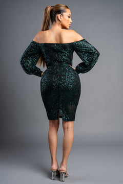 Evening To Remember Dress | Hunter Green