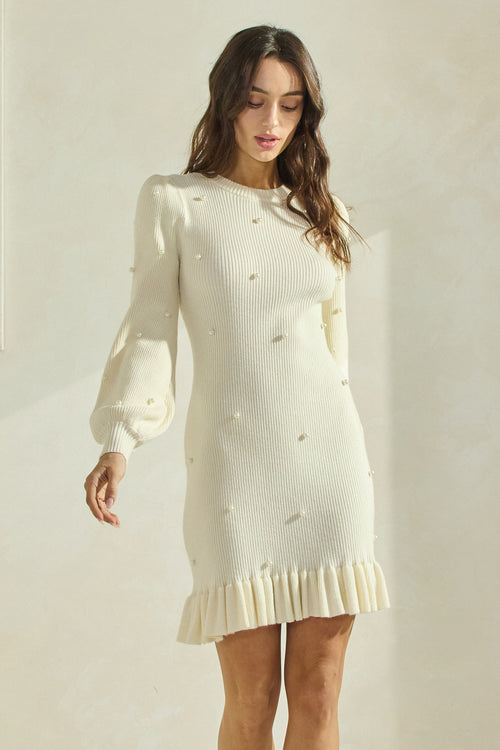 Sweet Beauty Dress | Cream