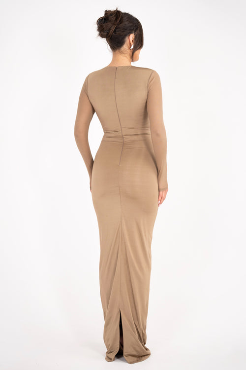 The Lusianna Dress | Mocha