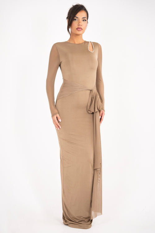 The Lusianna Dress | Mocha