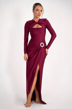 The Amelina Dress | Berry