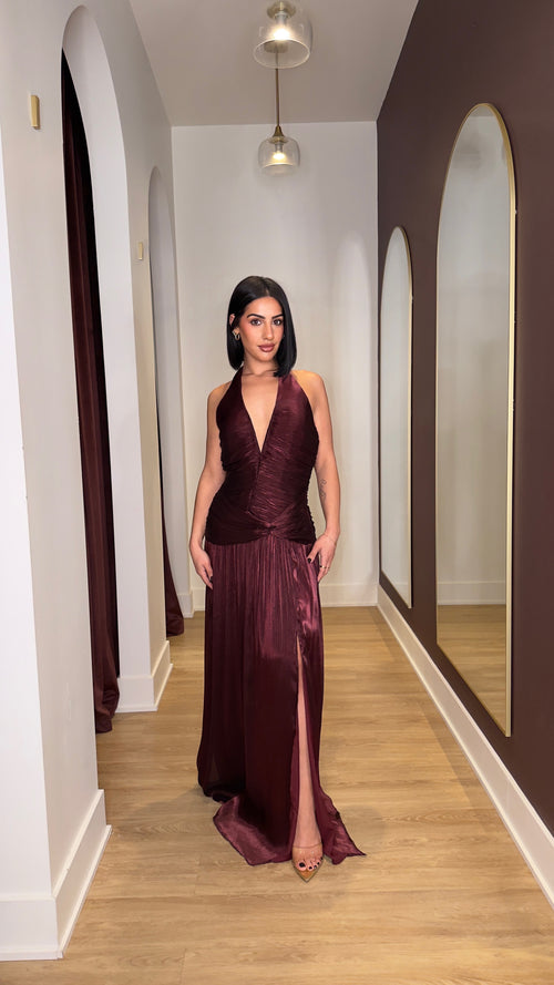 The Calista Dress | Wine