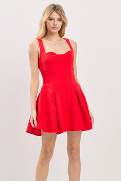 Spotlight Moment Dress | Red