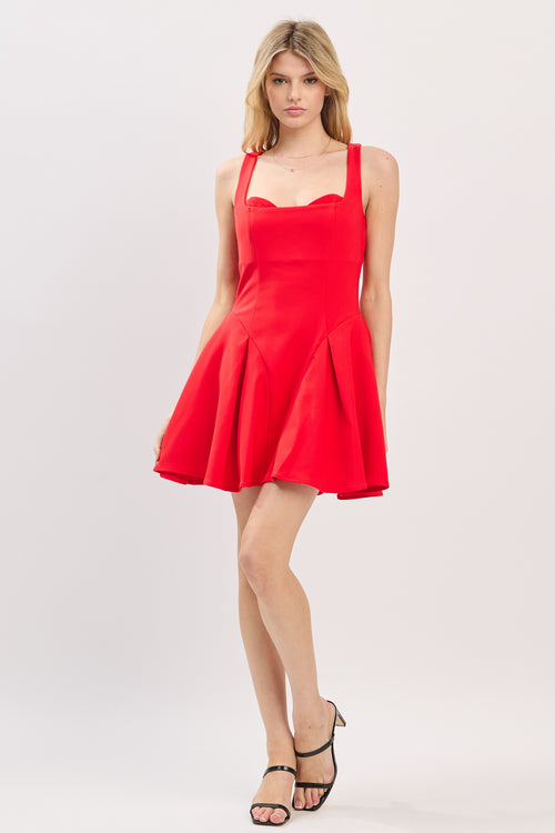 Spotlight Moment Dress | Red