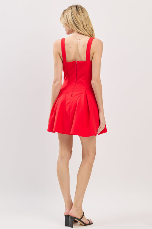 Spotlight Moment Dress | Red