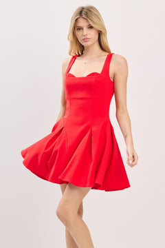 Spotlight Moment Dress | Red