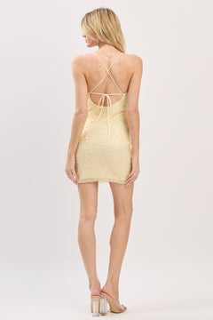 Sparkling Beauty Dress | Yellow