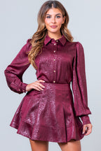 The Peyton Two-Piece Set | Wine