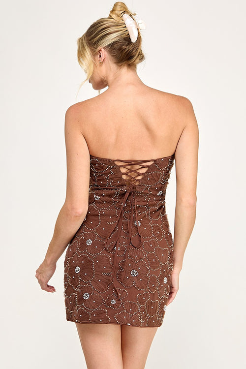 Madly In Love Dress | Brown