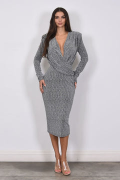 Sparkle & Glisten Dress | Gold