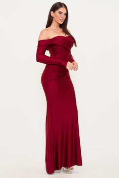 The Catalina Dress | Burgundy