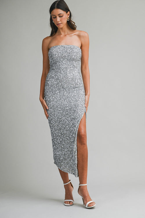 Wonderstruck Dress | Silver