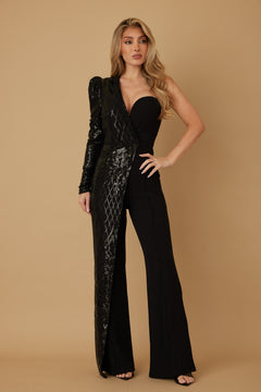 The Showstopper Jumpsuit | Black