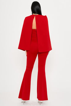 The Mackenzie Jumpsuit | Red
