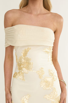 Everlasting Bloom Dress | Butter Yellow