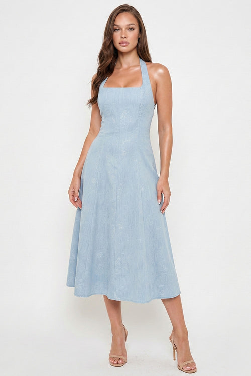 Coastal Bloom Dress | Blue