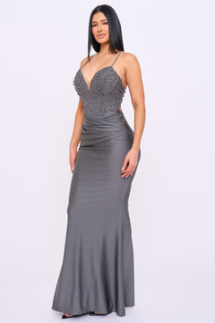 The Marcella Dress | Gunmetal