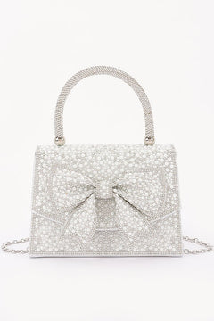 Pretty Bow Evening Clutch | Black